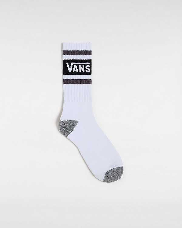 Meias Vans Drop Crew (1 Pair) Unisex Pretas | VN2816705