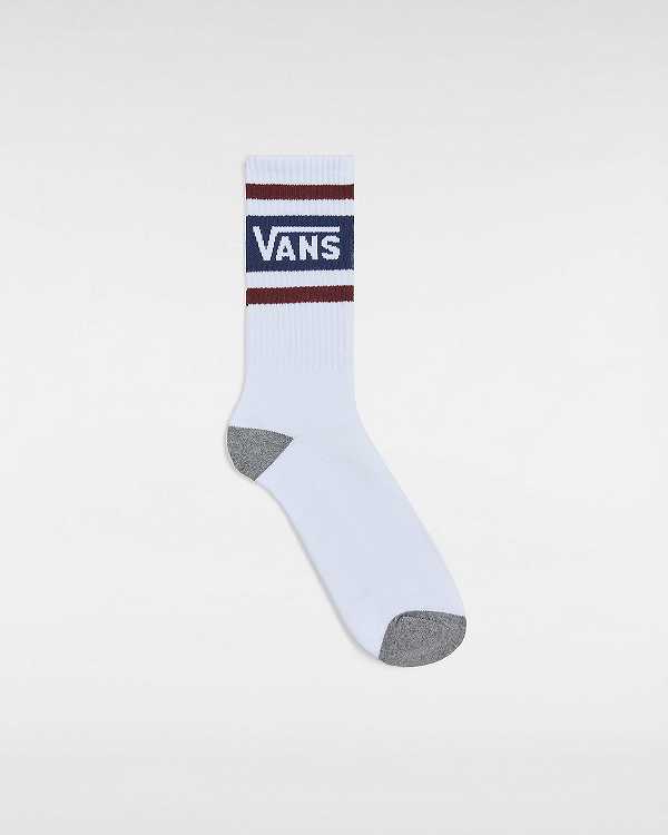 Meias Vans Drop V Crew ( 1 pair) Unisex Marrom | VN4732095