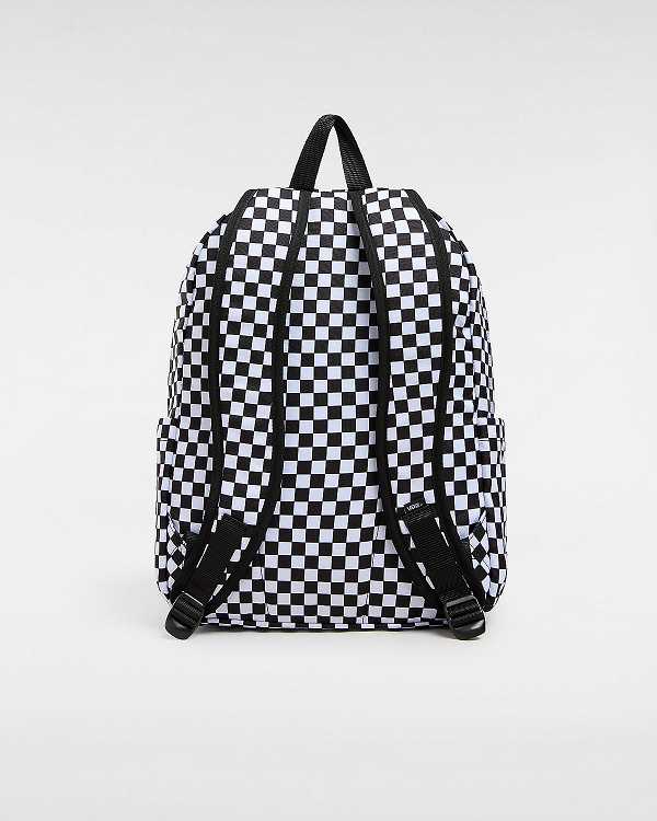 Mochilas Vans Old Skool Check Unisex Pretas | VN5980261