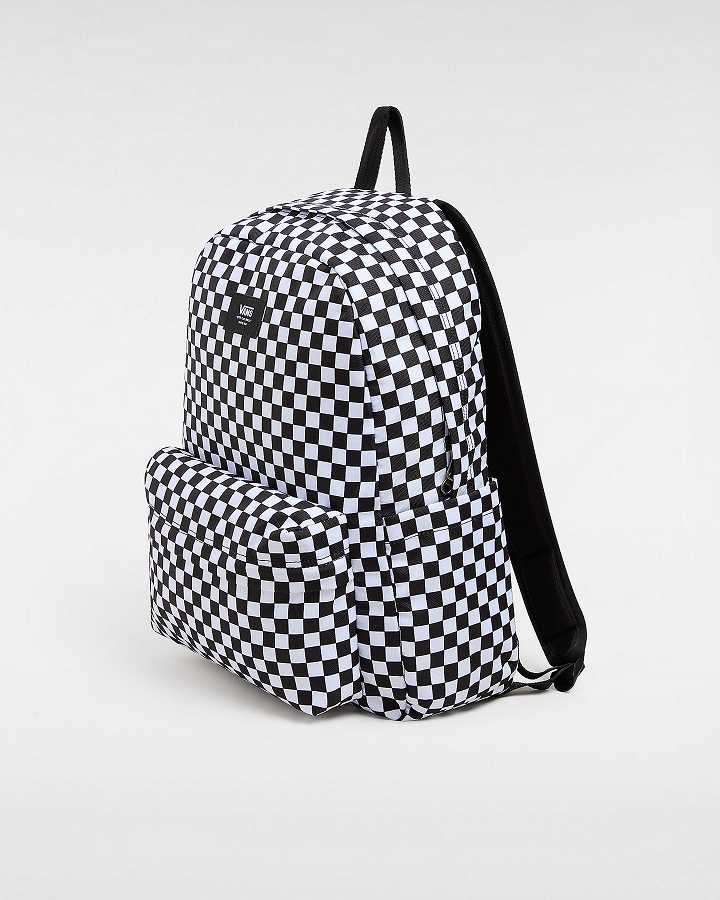 Mochilas Vans Old Skool Check Unisex Pretas | VN5980261