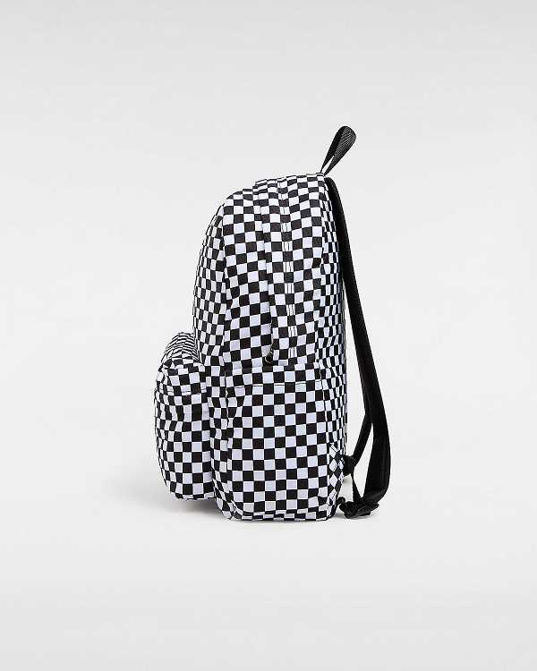 Mochilas Vans Old Skool Check Unisex Pretas | VN5980261