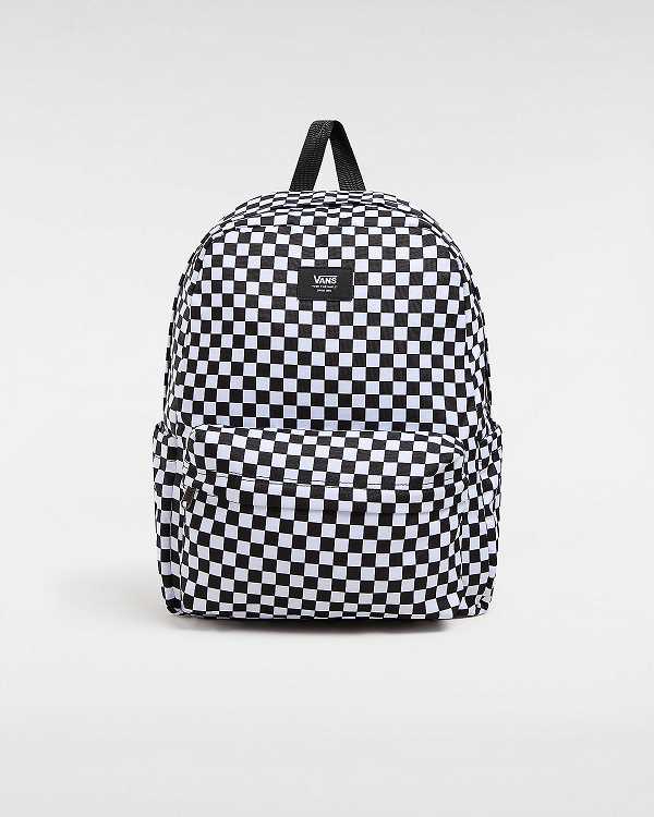 Mochilas Vans Old Skool Check Unisex Pretas | VN5980261