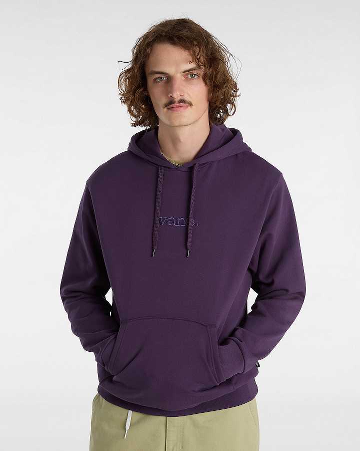 Moletom com Capuz Vans Essential Relaxed Masculino Roxo | VN7652109