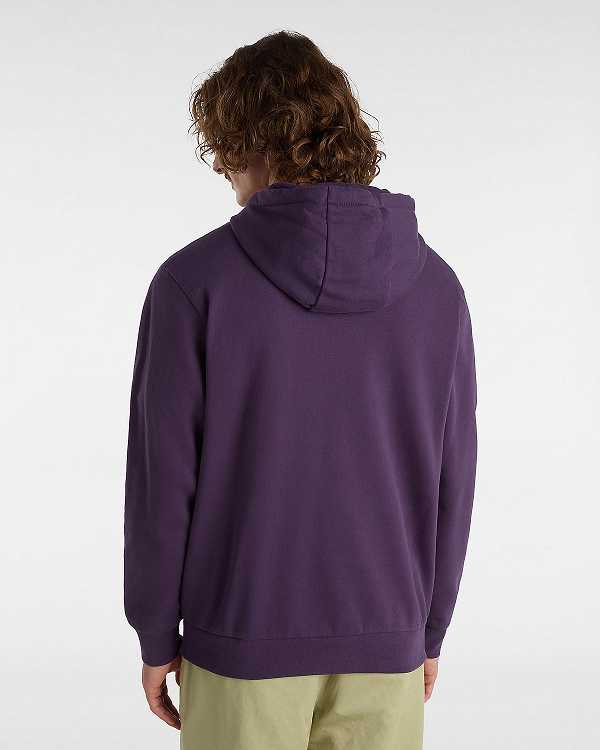 Moletom com Capuz Vans Essential Relaxed Masculino Roxo | VN7652109