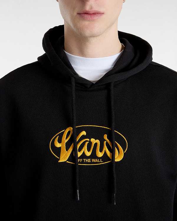 Moletom com Capuz Vans Global Line Loose Masculino Pretas | VN6087134