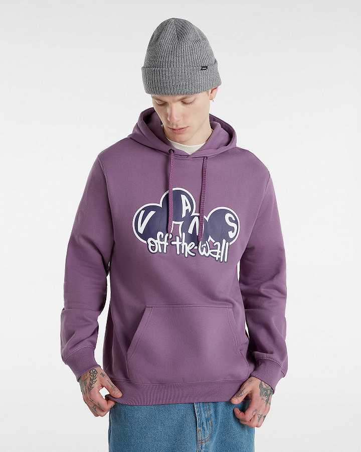 Moletom com Capuz Vans Scuttle Masculino Roxo | VN6387524