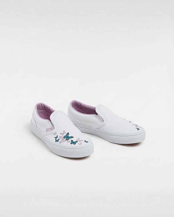 Sapatos Slip On Vans Classic (4-8 Years) Criança Branco | VN2749308