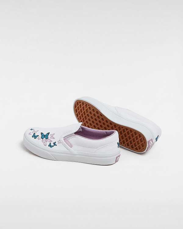 Sapatos Slip On Vans Classic (4-8 Years) Criança Branco | VN2749308