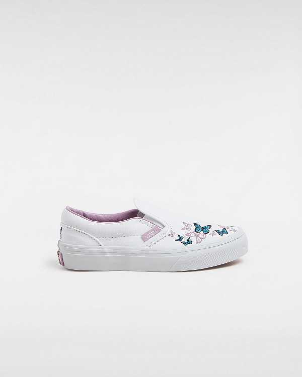 Sapatos Slip On Vans Classic (4-8 Years) Criança Branco | VN2749308