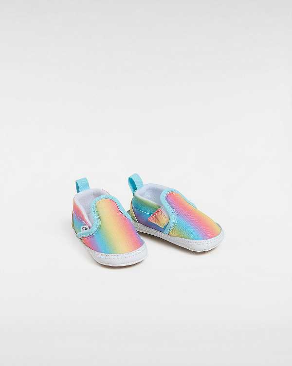 Sapatos Slip On Vans Hook and loop crib (0-1 Years) Criança Multicoloridas | VN3809614