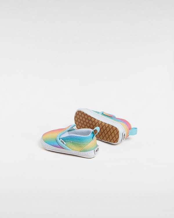 Sapatos Slip On Vans Hook and loop crib (0-1 Years) Criança Multicoloridas | VN3809614