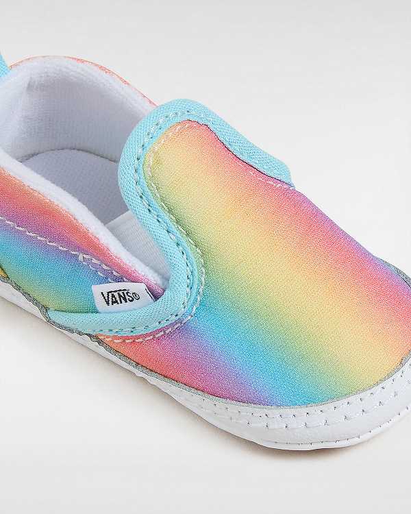 Sapatos Slip On Vans Hook and loop crib (0-1 Years) Criança Multicoloridas | VN3809614