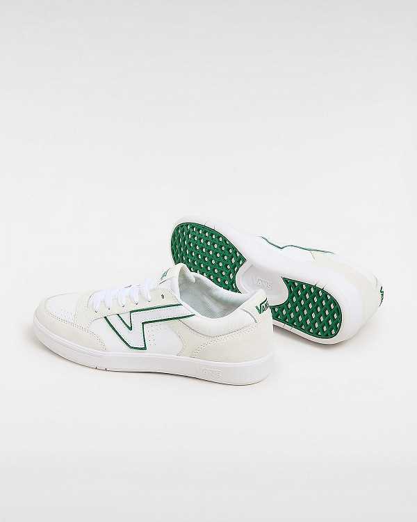 Sapatos Tenis Vans Lowland ComfyCush Feminino Verdes Branco | VN8347510