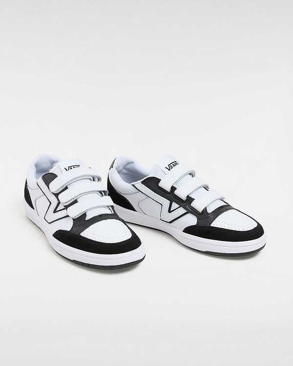 Sapatos Tenis Vans Lowland ComfyCush Hook And Loop Masculino Pretas | VN5902637