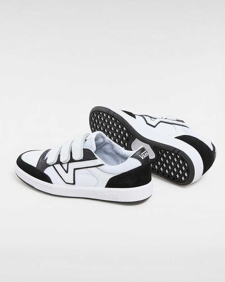 Sapatos Tenis Vans Lowland ComfyCush Hook And Loop Masculino Pretas | VN5902637