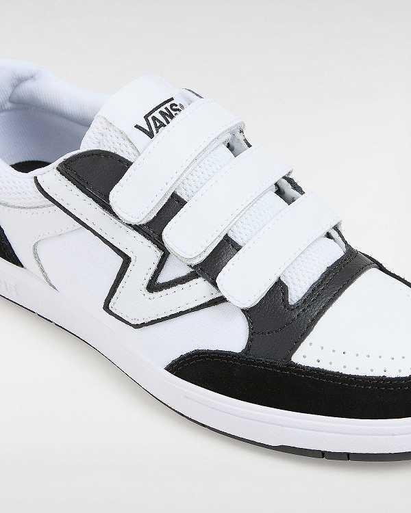 Sapatos Tenis Vans Lowland ComfyCush Hook And Loop Masculino Pretas | VN5902637