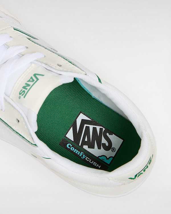 Sapatos Tenis Vans Lowland ComfyCush Masculino Verdes Branco | VN9704125