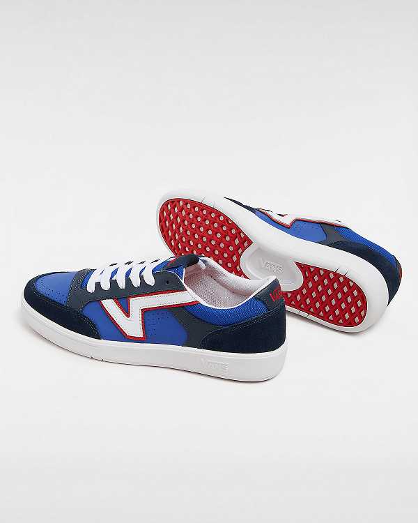 Sapatos Tenis Vans Lowland ComfyCush Masculino Azuis | VN4981375