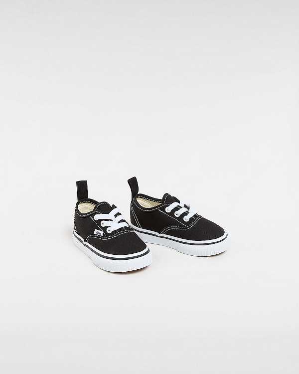 Tenis Vans Authentic Elastic Lace (1-4 years) Criança Pretas | VN2094785