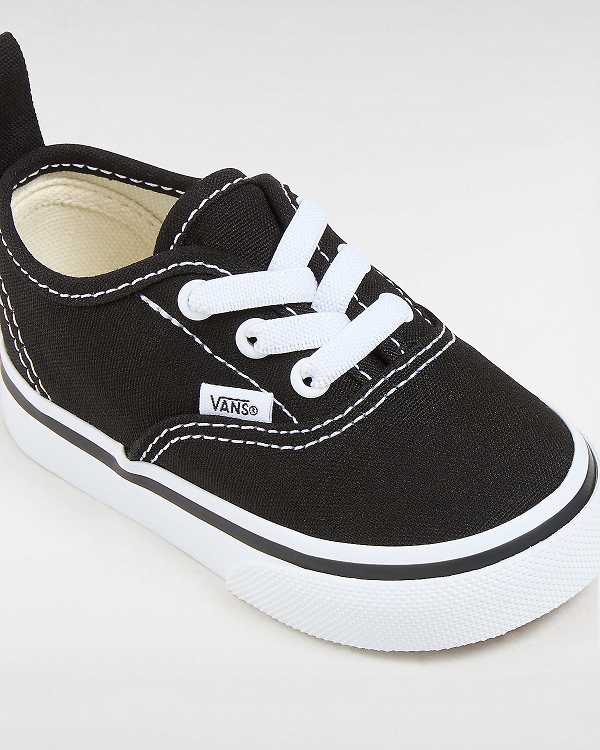 Tenis Vans Authentic Elastic Lace (1-4 years) Criança Pretas | VN2094785