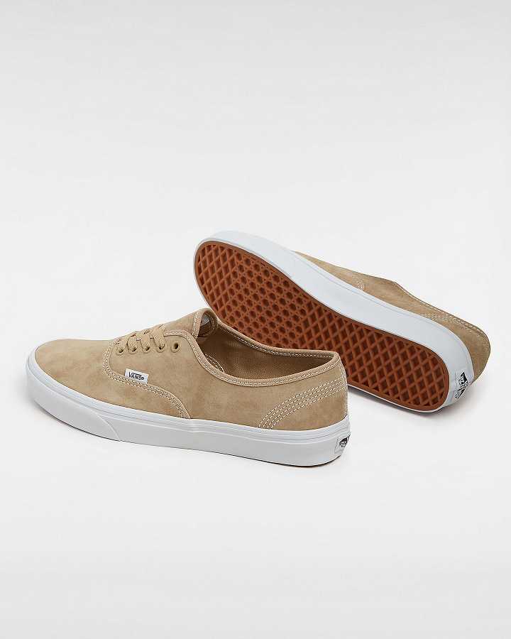 Tenis Vans Authentic Pig Suede Masculino Bege | VN5407826