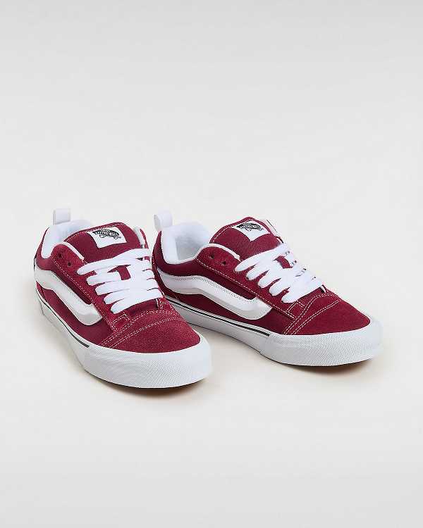 Tenis Vans Knu Skool Masculino Bordeaux | VN3072196