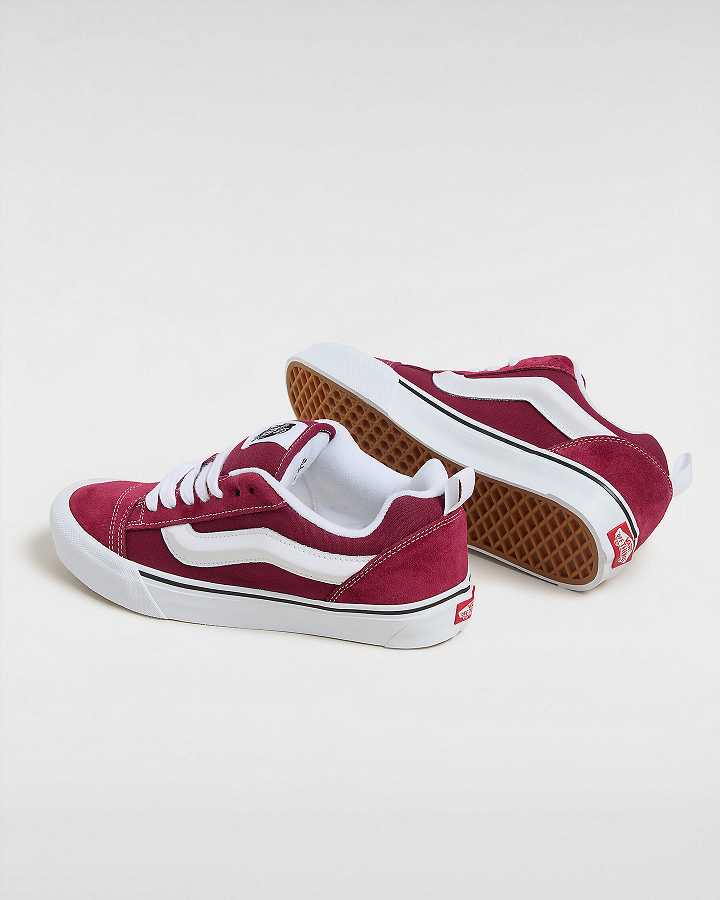 Tenis Vans Knu Skool Masculino Bordeaux | VN3072196