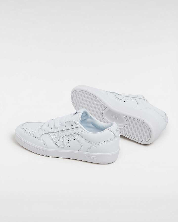 Tenis Vans Leather Lowland Comfycush Masculino Branco | VN0357468