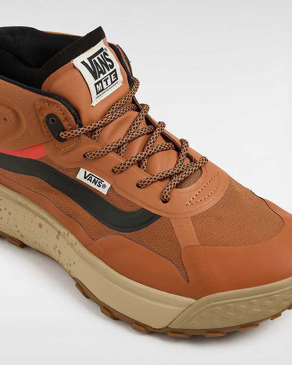 Tenis Vans MTE Crosspath Mid Masculino Marrom Laranja | VN9028345