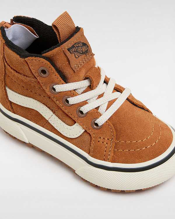 Tenis Vans MTE Sk8-Hi (1-4 Years) Criança Marrom Laranja | VN6813540