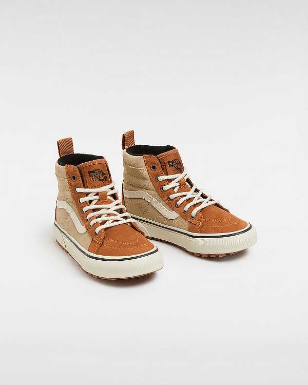 Tenis Vans MTE Sk8-Hi (4-8 Years) Criança Marrom Laranja | VN0327481