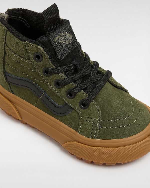 Tenis Vans MTE Sk8-Hi Zip (1-4 Years) Criança Verdes | VN7150682