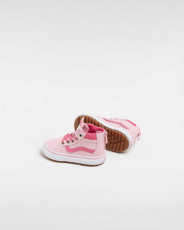 Tenis Vans MTE Sk8-Hi Zip (1-4 Years) Criança Rosa | VN3764521