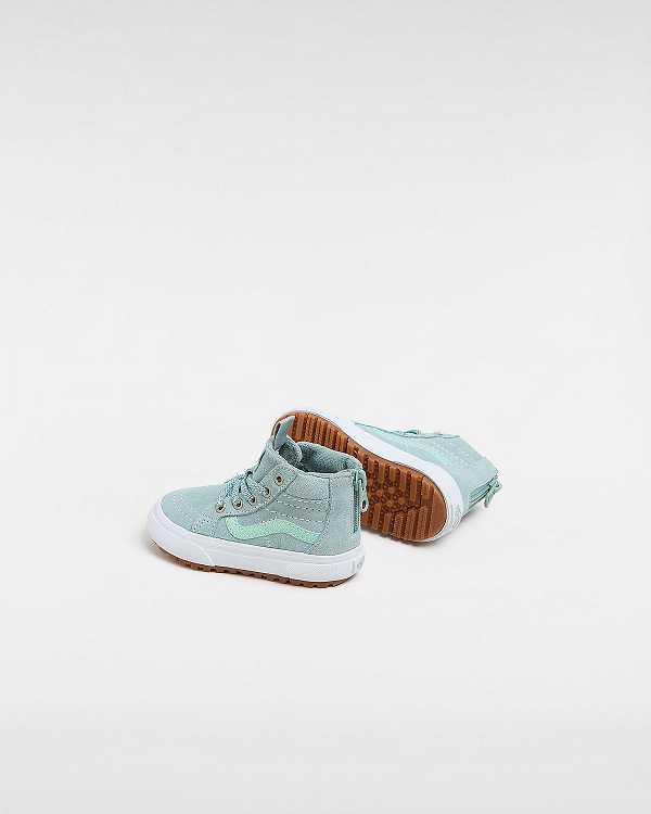 Tenis Vans MTE Sk8-Hi Zip (1-4 Years) Criança Azuis | VN9213084