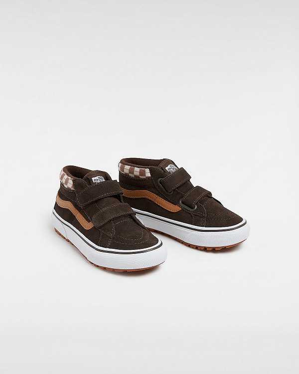 Tenis Vans MTE Sk8-Mid Reissue Hook and Loop (4-8 years) Criança Marrom | VN4391602