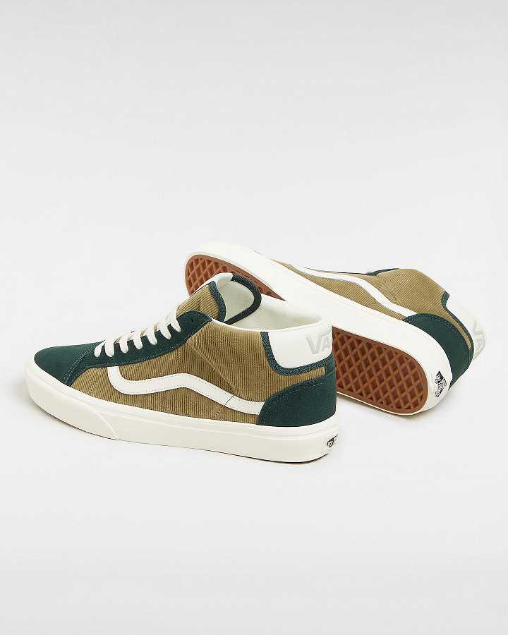 Tenis Vans Mid Skool 37 Masculino Verdes | VN9730564