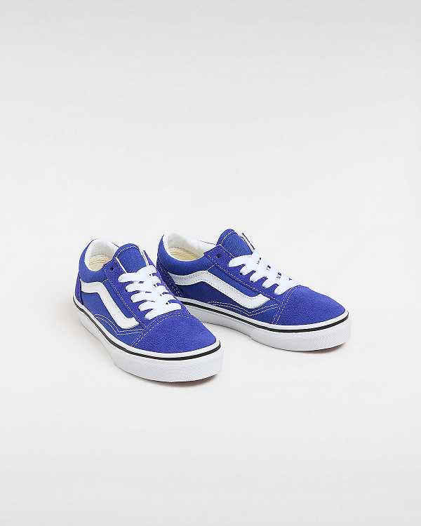 Tenis Vans Old Skool (4-8 Years) Criança Azuis | VN2031586