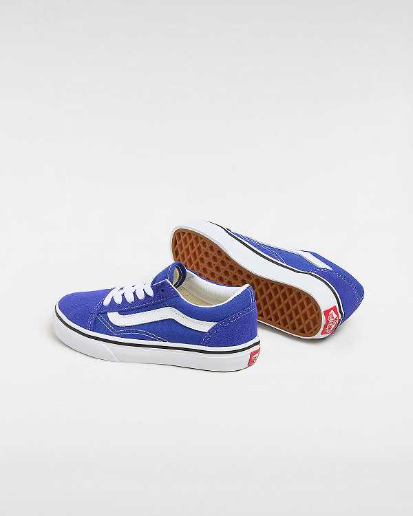 Tenis Vans Old Skool (4-8 Years) Criança Azuis | VN2031586