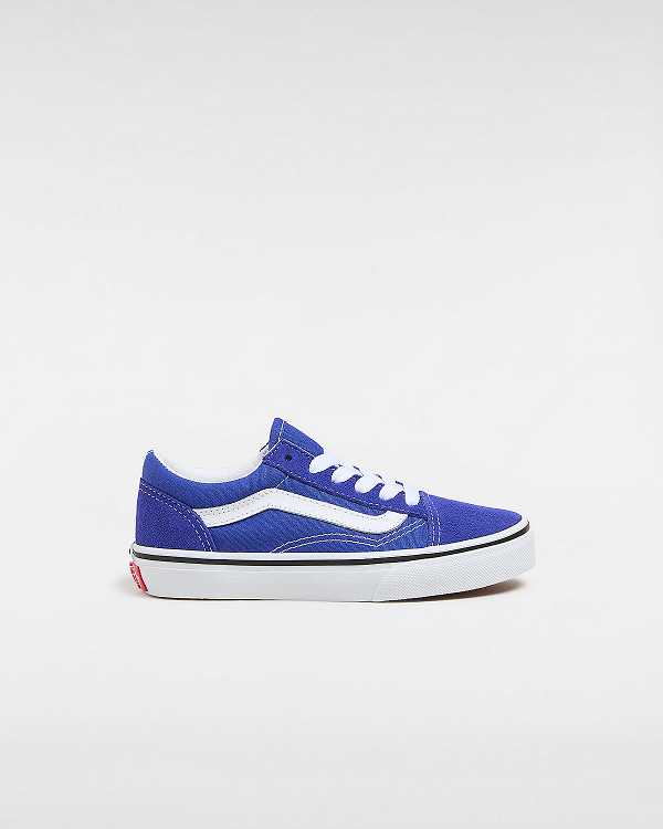 Tenis Vans Old Skool (4-8 Years) Criança Azuis | VN2031586