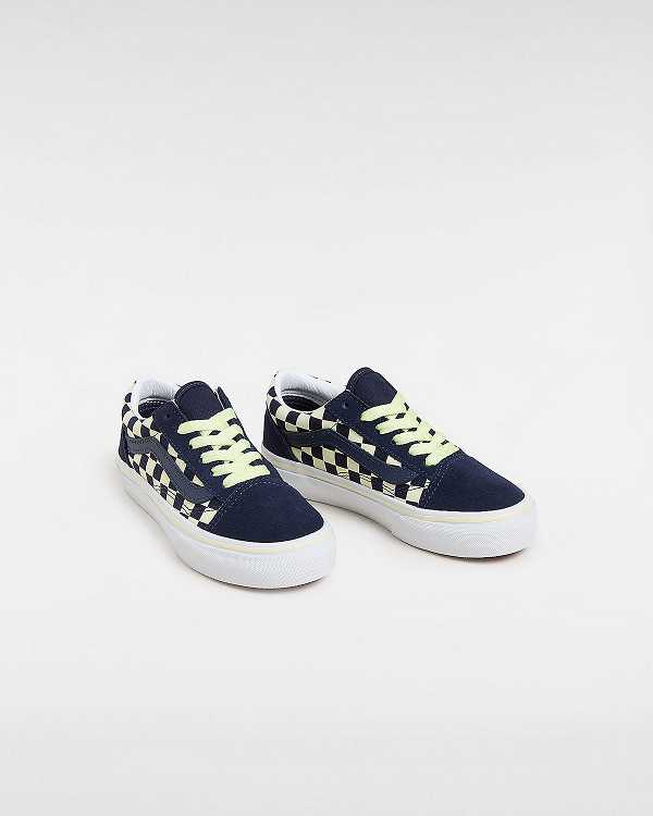 Tenis Vans Old Skool (4-8 Years) Criança Azuis | VN5760829