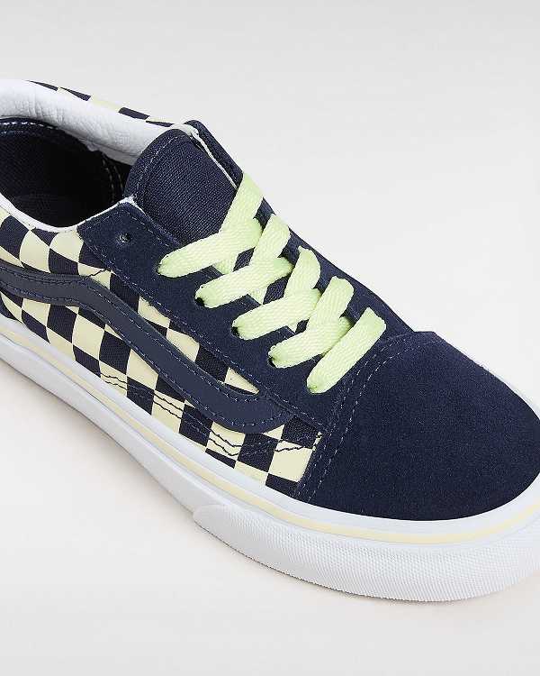 Tenis Vans Old Skool (4-8 Years) Criança Azuis | VN5760829