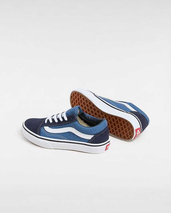 Tenis Vans Old Skool (4-8 Years) Criança Azuis | VN7986510