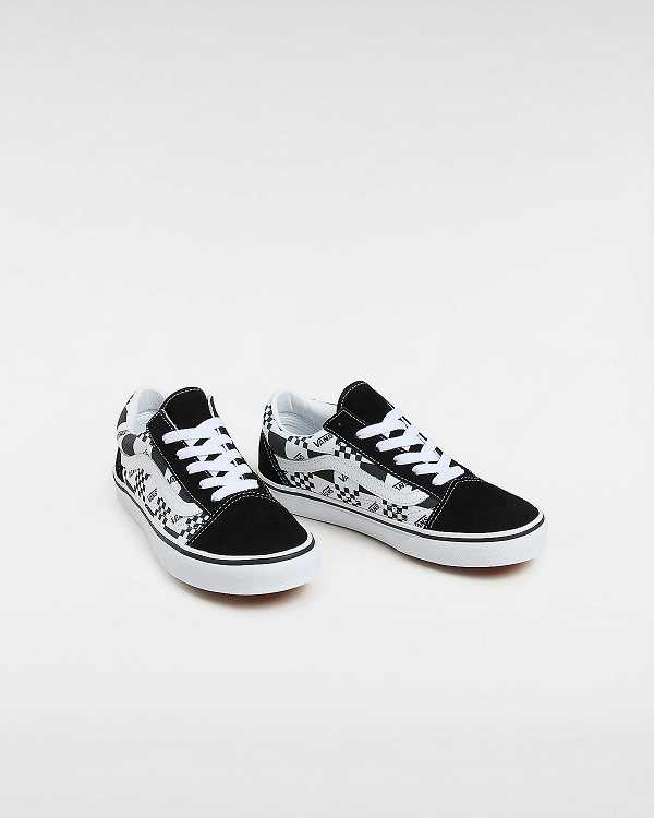 Tenis Vans Old Skool (8-14 Years) Criança Pretas | VN2107845