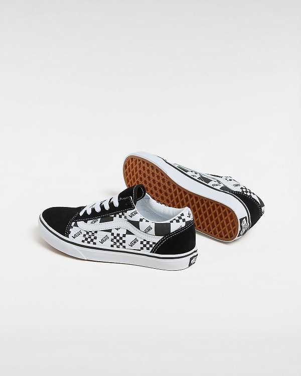 Tenis Vans Old Skool (8-14 Years) Criança Pretas | VN2107845