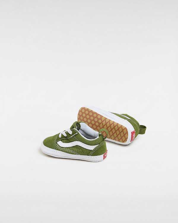 Tenis Vans Old Skool Crib (0-1 Years) Criança Verdes | VN1403782