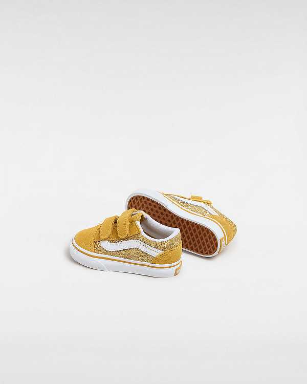 Tenis Vans Old Skool Glitter (1-4 Years) Criança Douradas | VN3642850