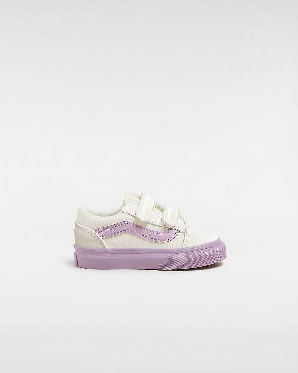 Tenis Vans Old Skool Hook And Loop (1-4 Years) Criança Roxo | VN3907614