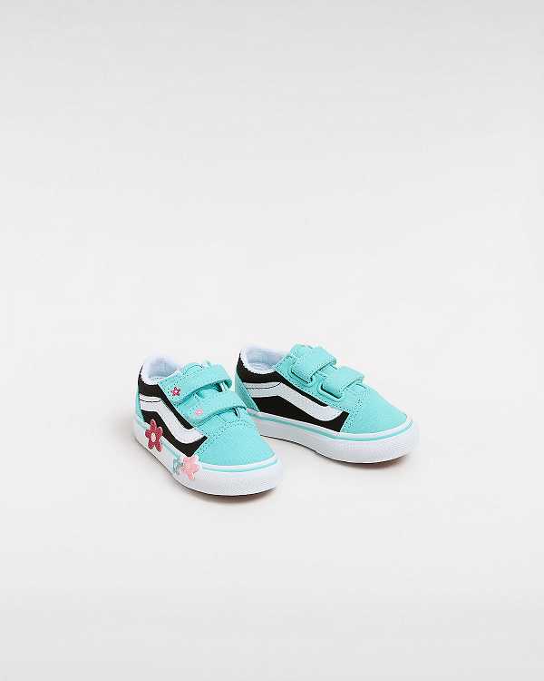 Tenis Vans Old Skool Hook and Loop Glitter (1-4 Years) Criança Multicoloridas | VN0297658