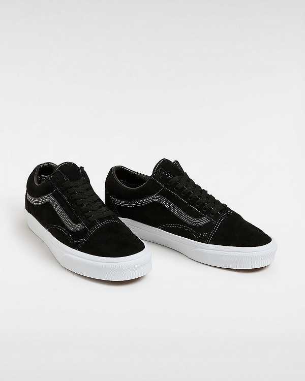 Tenis Vans Old Skool Pig Suede Masculino Pretas | VN3275906