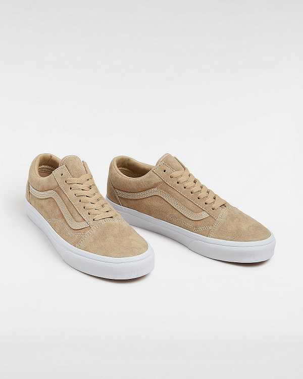 Tenis Vans Old Skool Pig Suede Masculino Bege | VN2871059